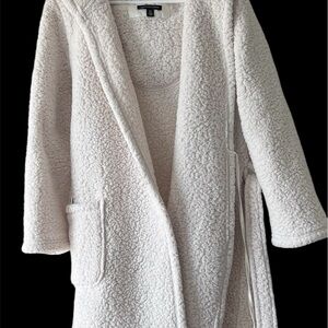Saks Fifth Avenue Hooded Short Robe